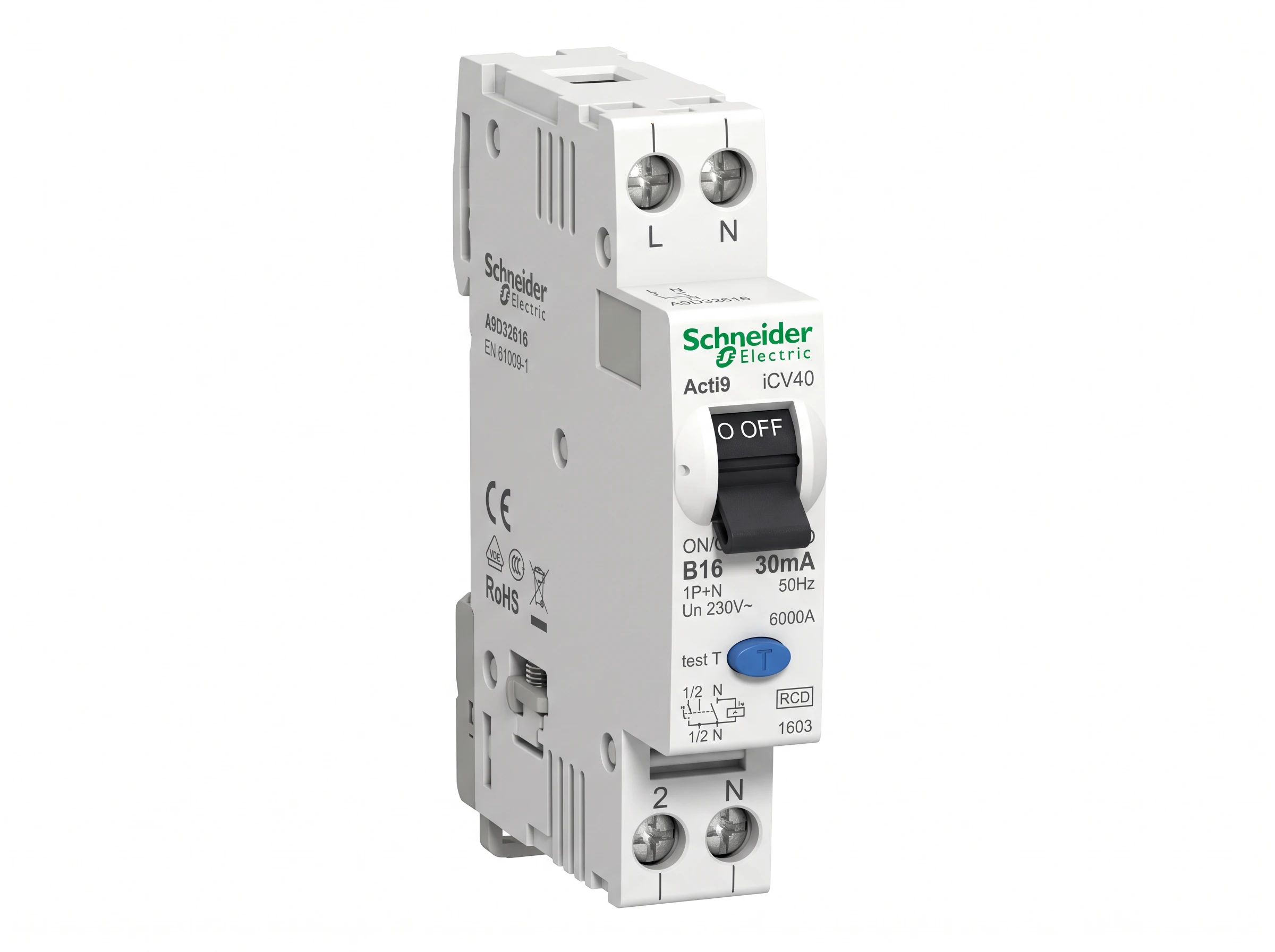 Acti9 iDPN Vigi · RCBO Schneider